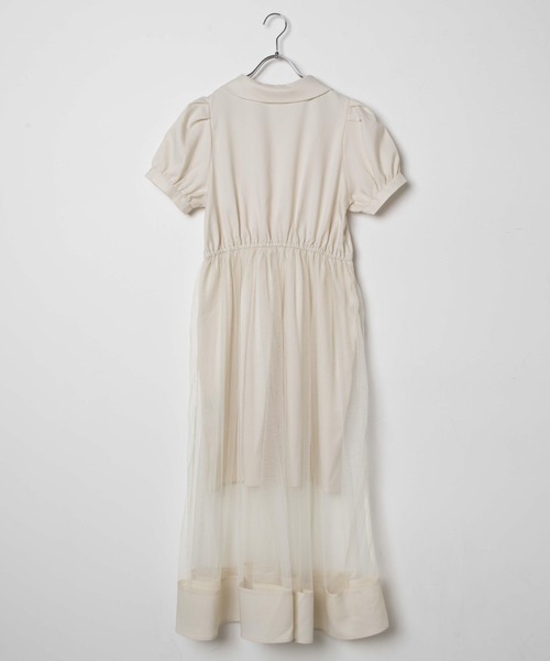 WEGO（ウィゴー）の「WEGO/シアーラインロングワンピース（ワンピース・レディース・ブラック/アイボリー・FREE）」の5枚目の写真