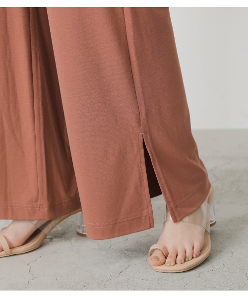 AZUL by moussy(アズールバイマウジー)の「ICE CLEAN SIDE SLIT PANTS/アイスクリーンサイドスリットパンツ(その他パンツ・レディース・ライトカーキ/ブラウン/ライトグレー/ブラック・SMALL/MEDIUM)」の20枚目の写真