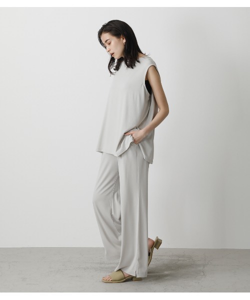 AZUL by moussy(アズールバイマウジー)の「ICE CLEAN SIDE SLIT PANTS/アイスクリーンサイドスリットパンツ(その他パンツ・レディース・ライトカーキ/ブラウン/ライトグレー/ブラック・SMALL/MEDIUM)」の22枚目の写真