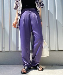 PAGEBOY | グロッシーサテンイージーパンツ(その他パンツ)