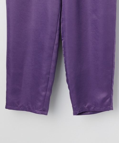 PAGEBOY（ページボーイ）の「グロッシーサテンイージーパンツ（その他パンツ・レディース・ブラック/パープル/クリーム・FREE）」の14枚目の写真