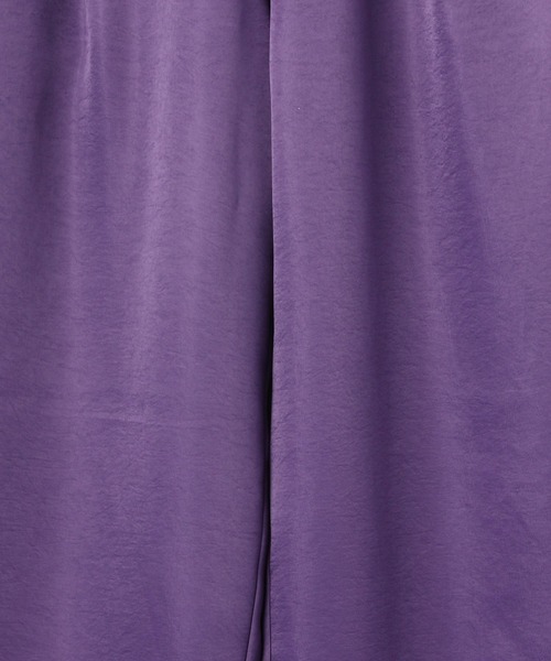PAGEBOY（ページボーイ）の「グロッシーサテンイージーパンツ（その他パンツ・レディース・ブラック/パープル/クリーム・FREE）」の17枚目の写真