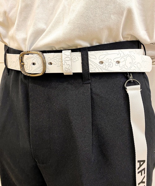 rovtski（ロフトスキー）の「REAL LEATHERREGULER BELT/リアルレザー レギュラーベルト（ベルト・メンズ・ホワイト系その他2/ブラウン系その他4/ブラック系その他/ブラック系その他4/レッド系その他/ブラウン系その他3/ホワイト系その他/ブラック系その他3/ブラウン系その他/ブラウン系その他2/その他2/ホワイト系その他4/レッド系その他3/その他3/ブラック系その他2/レッド系その他4/その他1/ホワイト系その他3/レッド系その他2/その他・FREE）」の3枚目の写真