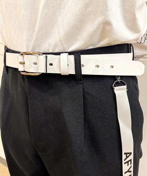 rovtski（ロフトスキー）の「REAL LEATHERREGULER BELT/リアルレザー レギュラーベルト（ベルト・メンズ・ホワイト系その他2/ブラウン系その他4/ブラック系その他/ブラック系その他4/レッド系その他/ブラウン系その他3/ホワイト系その他/ブラック系その他3/ブラウン系その他/ブラウン系その他2/その他2/ホワイト系その他4/レッド系その他3/その他3/ブラック系その他2/レッド系その他4/その他1/ホワイト系その他3/レッド系その他2/その他・FREE）」の4枚目の写真