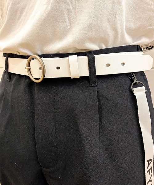 rovtski（ロフトスキー）の「REAL LEATHERREGULER BELT/リアルレザー レギュラーベルト（ベルト・メンズ・ホワイト系その他2/ブラウン系その他4/ブラック系その他/ブラック系その他4/レッド系その他/ブラウン系その他3/ホワイト系その他/ブラック系その他3/ブラウン系その他/ブラウン系その他2/その他2/ホワイト系その他4/レッド系その他3/その他3/ブラック系その他2/レッド系その他4/その他1/ホワイト系その他3/レッド系その他2/その他・FREE）」の5枚目の写真