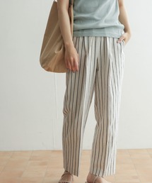 URBAN RESEARCH DOORS | 【WEB限定】リネンストライプイージーパンツ(その他パンツ)