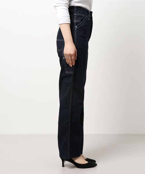 Lee(リー)の「ペインター ワイドデニムパンツ(デニムパンツ・レディース・ワンウォッシュ・X-SMALL/SMALL/MEDIUM/LARGE)」の7枚目の写真