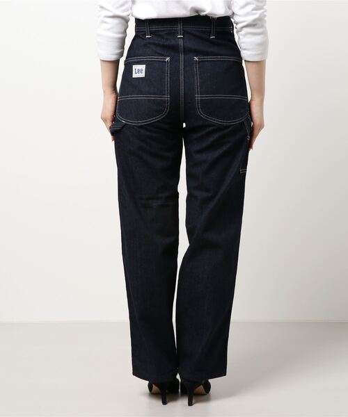 Lee(リー)の「ペインター ワイドデニムパンツ(デニムパンツ・レディース・ワンウォッシュ・X-SMALL/SMALL/MEDIUM/LARGE)」の5枚目の写真