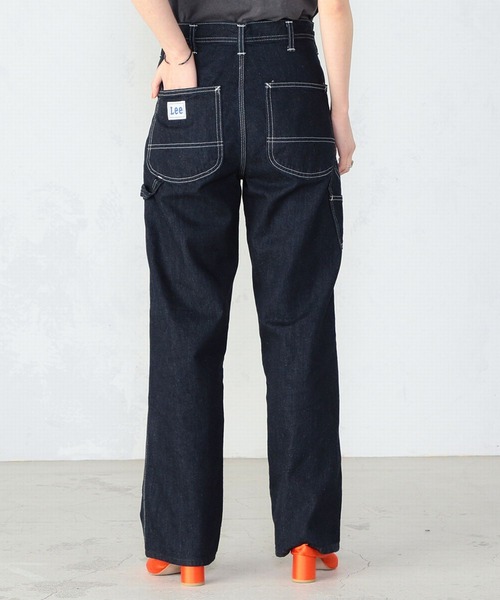 Lee(リー)の「ペインター ワイドデニムパンツ(デニムパンツ・レディース・ワンウォッシュ・X-SMALL/SMALL/MEDIUM/LARGE)」の9枚目の写真