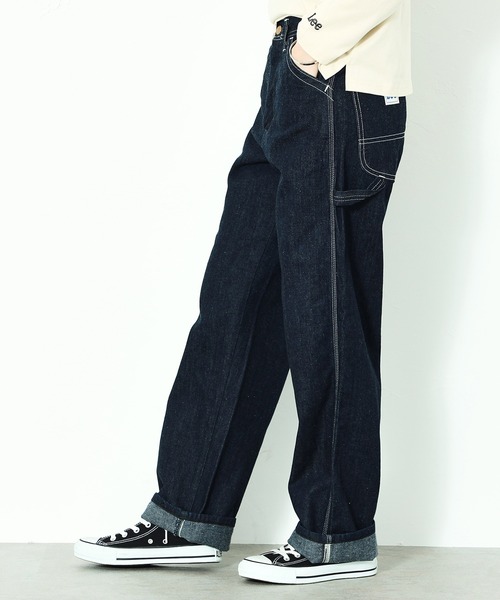 Lee(リー)の「ペインター ワイドデニムパンツ(デニムパンツ・レディース・ワンウォッシュ・X-SMALL/SMALL/MEDIUM/LARGE)」の21枚目の写真