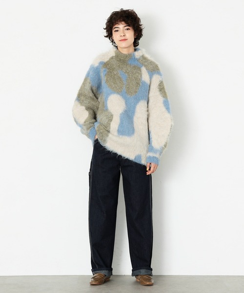 Lee(リー)の「ペインター ワイドデニムパンツ(デニムパンツ・レディース・ワンウォッシュ・X-SMALL/SMALL/MEDIUM/LARGE)」の16枚目の写真