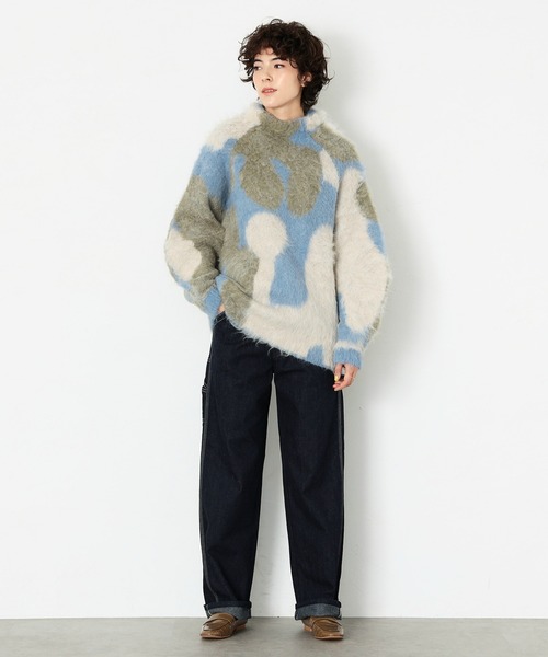 Lee(リー)の「ペインター ワイドデニムパンツ(デニムパンツ・レディース・ワンウォッシュ・X-SMALL/SMALL/MEDIUM/LARGE)」の17枚目の写真