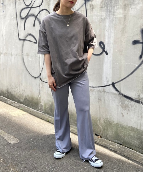 prose verse(プロズヴェール)の「RECIPEバックタグプリントTee(Tシャツ/カットソー・レディース・チャコールグレー/ブラウン/ライトベージュ/オフホワイト・フリ-)」の15枚目の写真