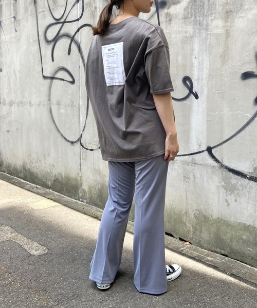 prose verse(プロズヴェール)の「RECIPEバックタグプリントTee(Tシャツ/カットソー・レディース・チャコールグレー/ブラウン/ライトベージュ/オフホワイト・フリ-)」の16枚目の写真