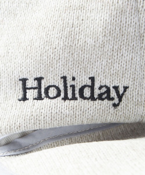 HOLIDAY(ホリデイ)の「THERMAL PRO FLEECE CAP サーマルプロフリースキャップ(キャップ・レディース・ネイビー/グレー系その他・ONE SIZE)」の5枚目の写真