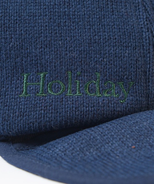 HOLIDAY(ホリデイ)の「THERMAL PRO FLEECE CAP サーマルプロフリースキャップ(キャップ・レディース・ネイビー/グレー系その他・ONE SIZE)」の6枚目の写真