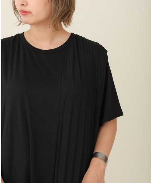 sakishimatokyo(サキシマトーキョー)の「「デザインプリーツワンピース」(ワンピース・レディース・ホワイト/ブラック/グレー・FREE)」の6枚目の写真