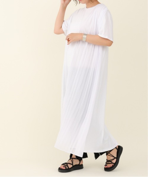 sakishimatokyo(サキシマトーキョー)の「「デザインプリーツワンピース」(ワンピース・レディース・ホワイト/ブラック/グレー・FREE)」の8枚目の写真