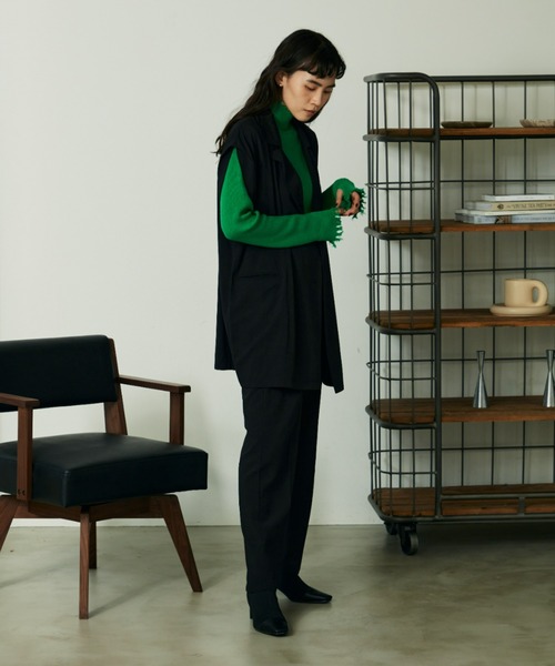 VACANCY(ヴァカンシー)の「SET UP double vest(ベスト・レディース・ブラウン/ブラック/グリーン・FREE)」の9枚目の写真