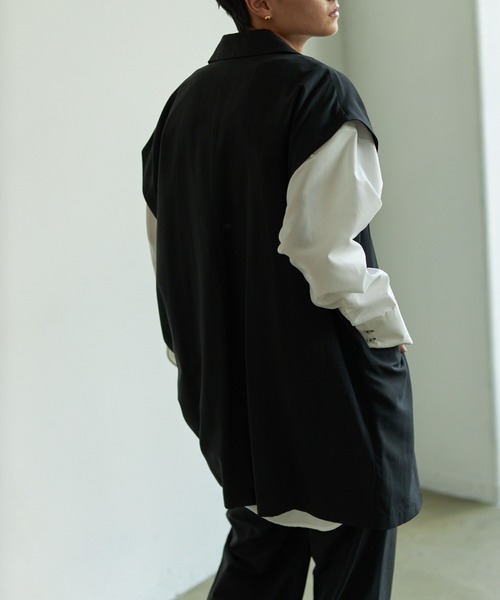 VACANCY(ヴァカンシー)の「SET UP double vest(ベスト・レディース・ブラウン/ブラック/グリーン・FREE)」の13枚目の写真