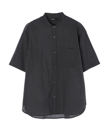CRAFT STANDARD BOUTIQUE | 綿レーヨン半袖バンドカラーシャツ　＊(シャツ/ブラウス)