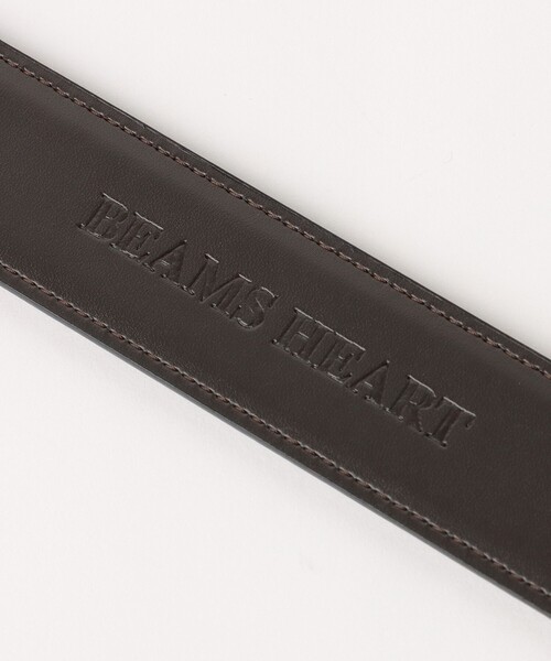 BEAMS HEART（ビームスハート）の「スクエアバックル サフィアーノレザーベルト（ベルト・メンズ・ブラウン/ブラック/ネイビー・ONE SIZE）」の9枚目の写真