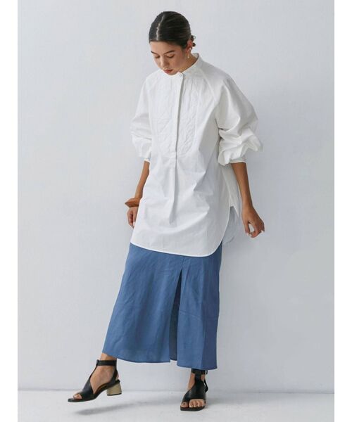 Ungrid（アングリッド）の「スリットフレアスカート（スカート・レディース・ブラック/アイボリー/ブルー・FREE）」の20枚目の写真