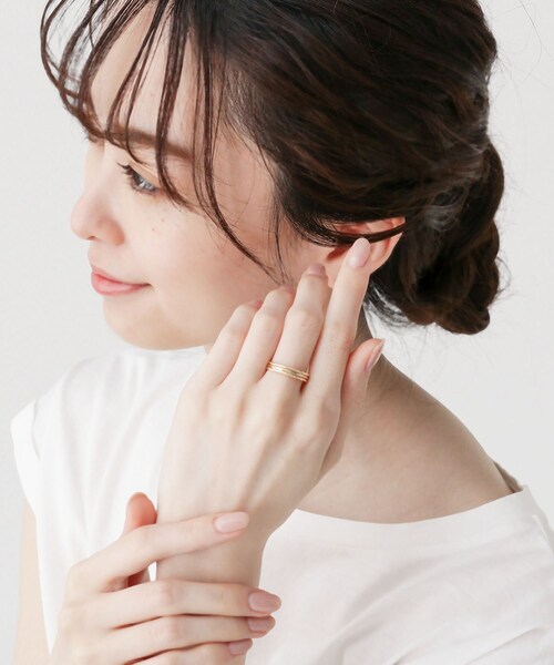 K10丸線リング（リング）｜COCOSHNIK（ココシュニック）のファッション