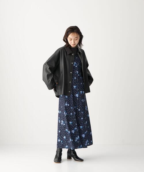 CITEN(シテン)の「<CITEN(シテン)>フェイクレザー ルーズ シャツジャケット(その他アウター・レディース・ナチュラル/ブラック・FREE)」の19枚目の写真