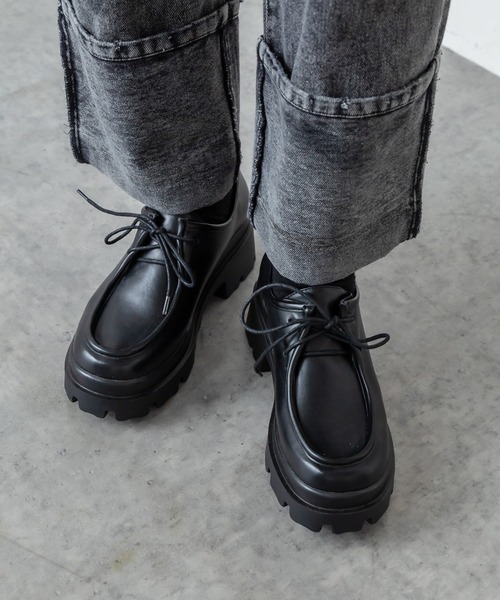 RASVOA(ラスボア)の「ローカットモックシューズ(モカシン/デッキシューズ・レディース・ブラック・M/L)」の6枚目の写真
