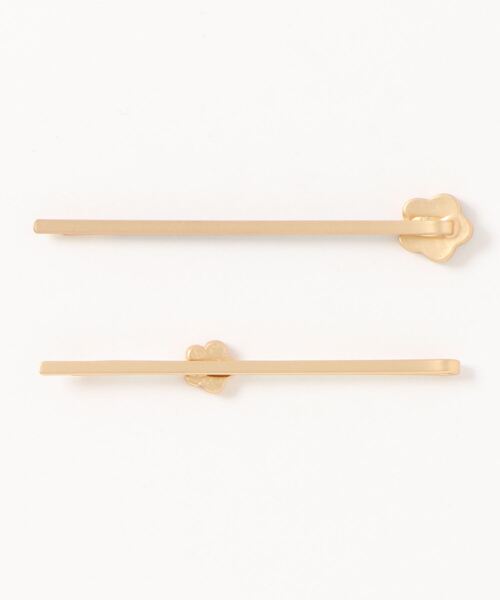 MARY QUANT（マリークワント）の「マットエポデイジー ヘアピン（ヘアピン・レディース・ホワイト/ブラック/ボルドー・FREE）」の4枚目の写真