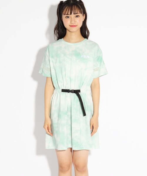 Fila ニコラ掲載商品 タイダイワンピース ワンピース Pink Latte ピンクラテ のファッション通販 Zozotown
