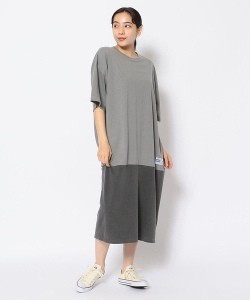 BEAVER（ビーバー）の「GERRY COSBY/ジェリーコスビー 2tone sports one-piece 別注ワンピース（ワンピース・レディース・ホワイト/オリーブ/カーキ・MEDIUM）」の10枚目の写真