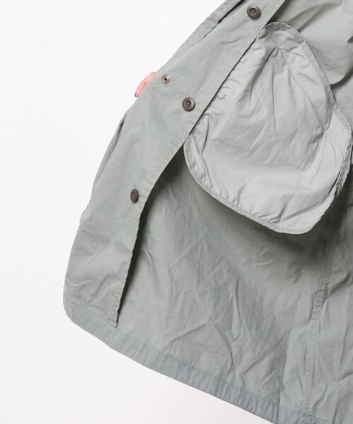 DIESEL（ディーゼル）の「レディース コート マルチポケット ジャケット（ステンカラーコート・レディース・カーキ/ブラック・X-SMALL/XX-SMALL/SMALL/MEDIUM）」の8枚目の写真