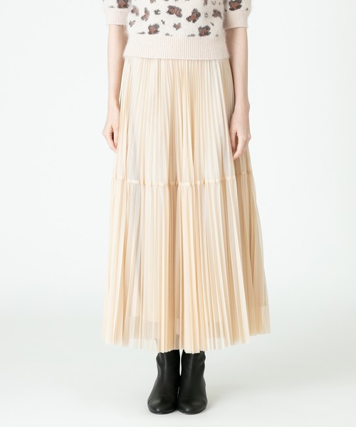 未使用品 LOULOU WILLOUGHBY ティアードプリーツスカート 1 未使用品 LOULOU WILLOUGHBY ティアードプリーツスカート 1