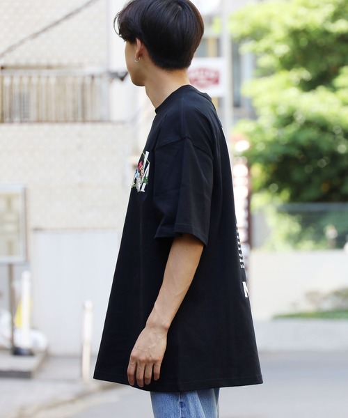 M.E.D.M（エムイーディーエム）の「M.E.D.M/エムイーディーエム MEDM Flowers Tee / MEDM Tシャツ（Tシャツ/カットソー・メンズ・ホワイト/ブラック・M/L/XL）」の16枚目の写真