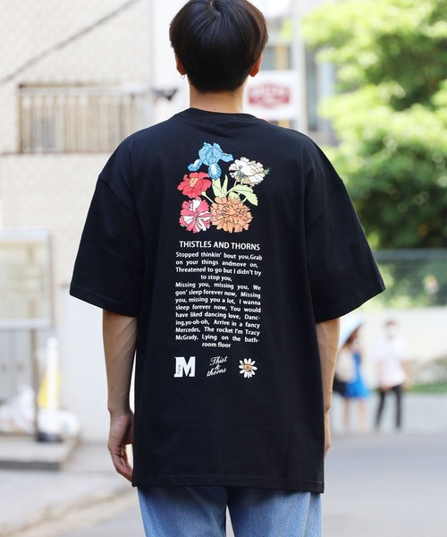 M.E.D.M（エムイーディーエム）の「M.E.D.M/エムイーディーエム MEDM Flowers Tee / MEDM Tシャツ（Tシャツ/カットソー・メンズ・ホワイト/ブラック・M/L/XL）」の17枚目の写真