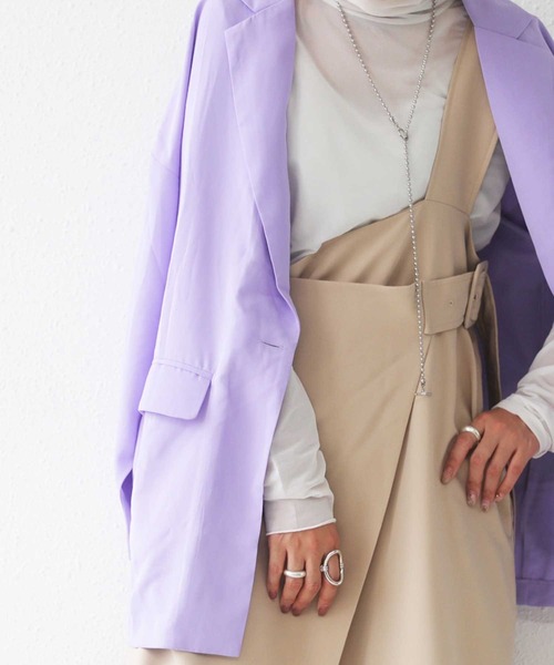 antiqua（アンティカ）の「ワンショルサロペット（つなぎ