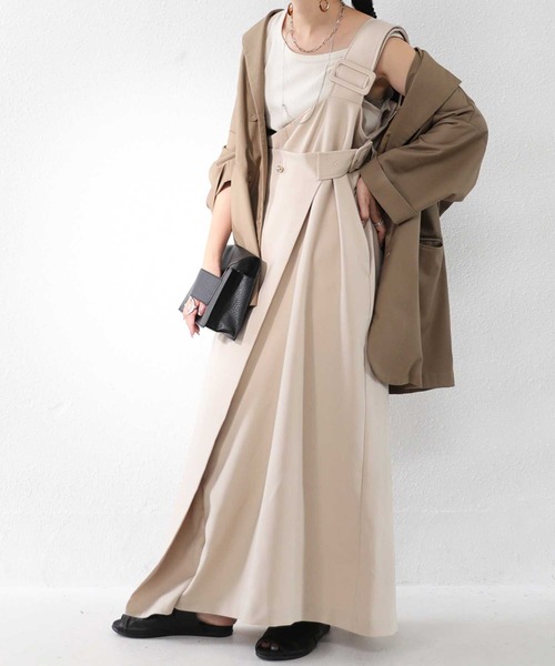 antiqua（アンティカ）の「ワンショルサロペット（つなぎ