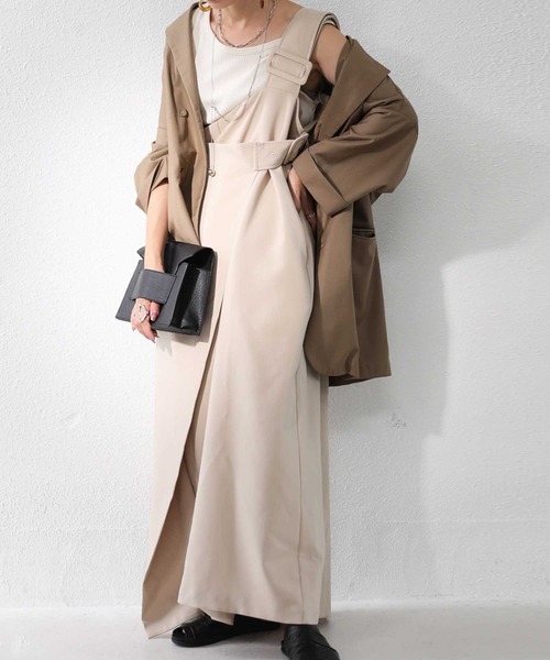 antiqua（アンティカ）の「ワンショルサロペット（つなぎ