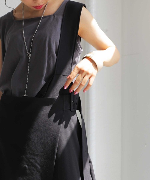 antiqua（アンティカ）の「ワンショルサロペット（つなぎ