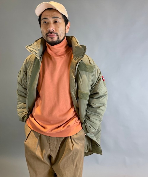 Munsingwear Grand-Slam（マンシングウェア　グランドスラム）の「MADE IN USA 裏起毛タートルネックカットソー（Tシャツ/カットソー・メンズ・ブラック/ベージュ/ブラウン・S/M/L/XL）」の3枚目の写真