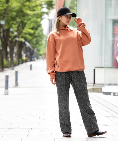 Munsingwear Grand-Slam（マンシングウェア　グランドスラム）の「MADE IN USA 裏起毛タートルネックカットソー（Tシャツ/カットソー・メンズ・ブラック/ベージュ/ブラウン・S/M/L/XL）」の16枚目の写真