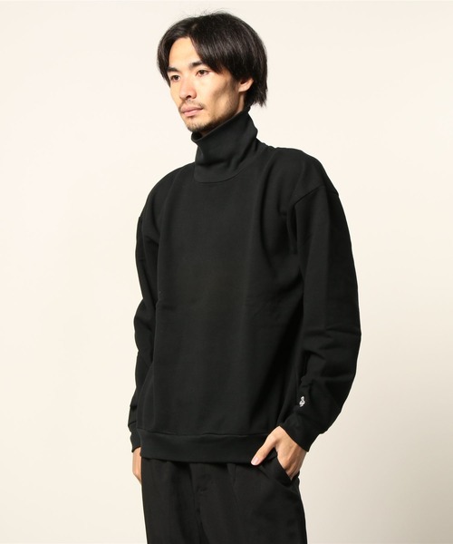 Munsingwear Grand-Slam（マンシングウェア　グランドスラム）の「MADE IN USA 裏起毛タートルネックカットソー（Tシャツ/カットソー・メンズ・ブラック/ベージュ/ブラウン・S/M/L/XL）」の13枚目の写真