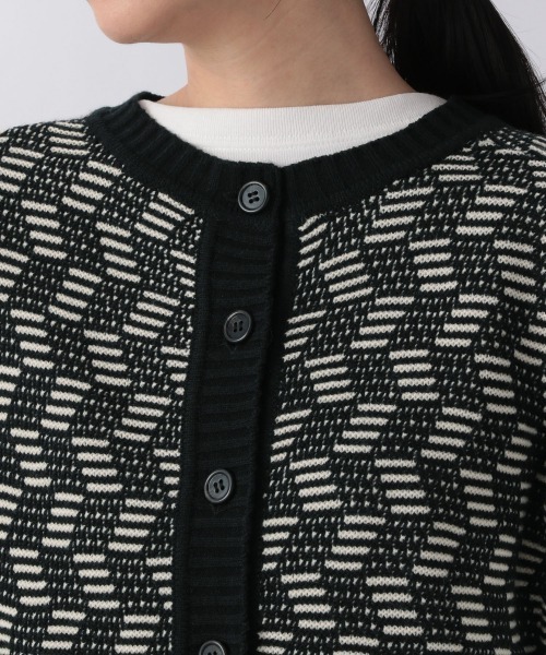 LOWRYS FARM（ローリーズファーム）の「２ＷＡＹＢＩＧＪＱＤベスト　214935（ベスト・レディース・アイボリー/ブラック/グリーン・FREE）」の14枚目の写真