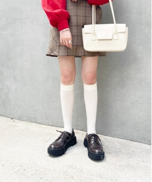 Heather（ヘザー）の「レースアップマニッシュ2　957486（その他シューズ・レディース・ブラック/ブラウン/ブラック系その他・S/M/L）」の3枚目の写真