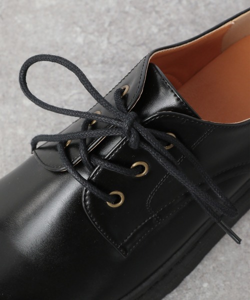 Heather（ヘザー）の「レースアップマニッシュ2　957486（その他シューズ・レディース・ブラック/ブラウン/ブラック系その他・S/M/L）」の6枚目の写真