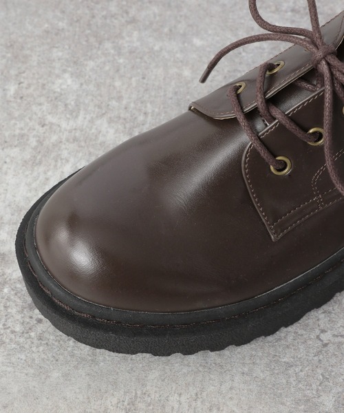 Heather（ヘザー）の「レースアップマニッシュ2　957486（その他シューズ・レディース・ブラック/ブラウン/ブラック系その他・S/M/L）」の5枚目の写真