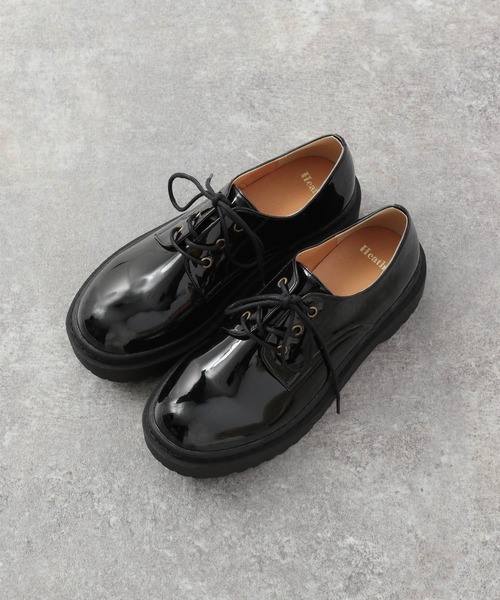 Heather（ヘザー）の「レースアップマニッシュ2　957486（その他シューズ・レディース・ブラック/ブラウン/ブラック系その他・S/M/L）」の15枚目の写真