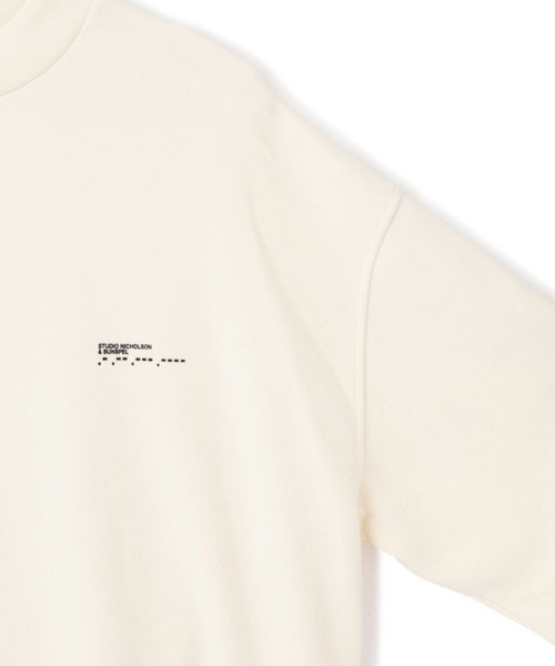 STUDIO NICHOLSON(スタジオニコルソン)の「【Sunspel and Studio Nicholson】MEN’S COTTON FLEECEBACK(Tシャツ/カットソー・メンズ・アイボリー/ブラック・LARGE/MEDIUM/SMALL/XS)」の6枚目の写真